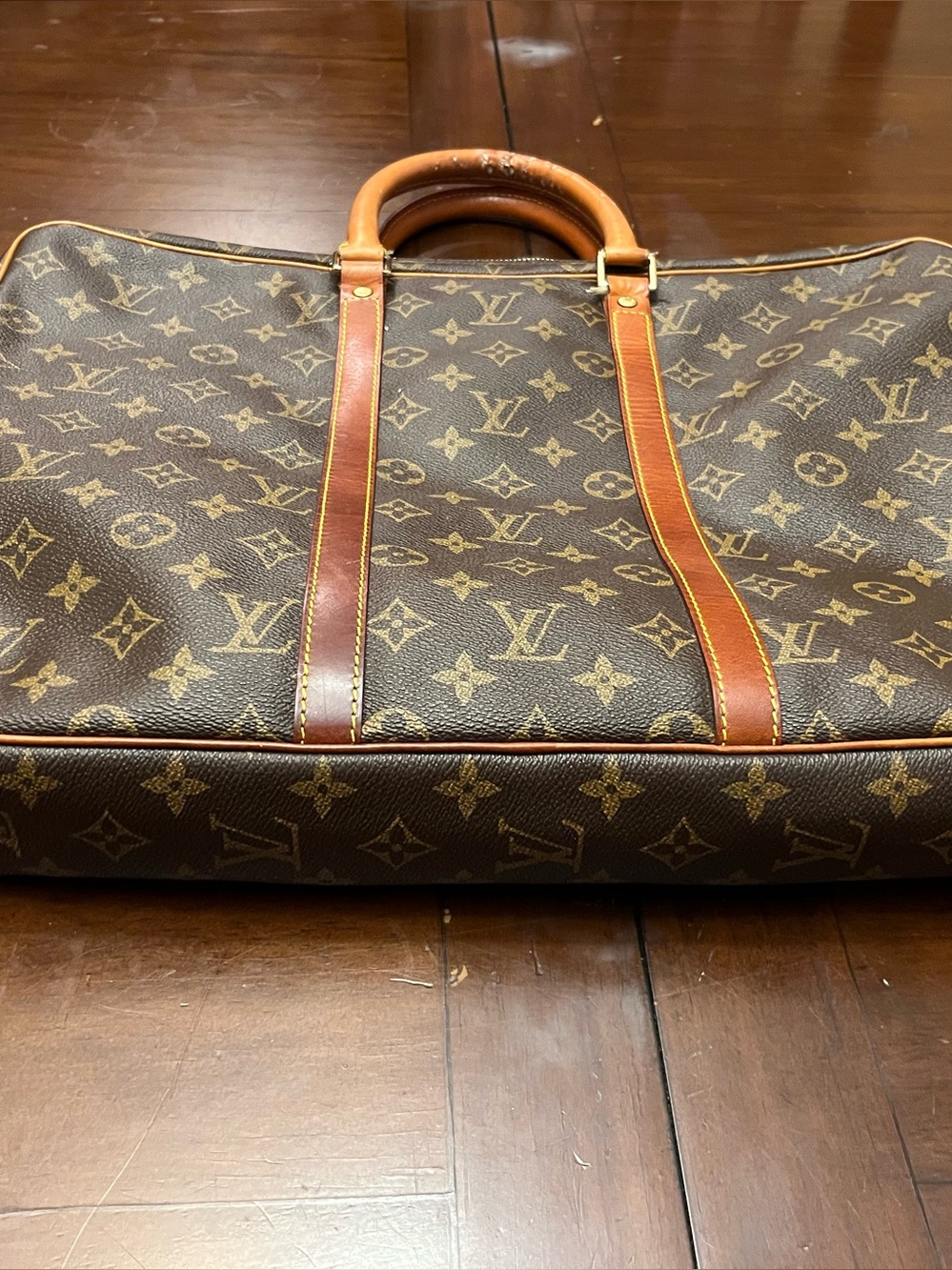 Louis Vuitton Brown Monogram Laptop Bag - Brown